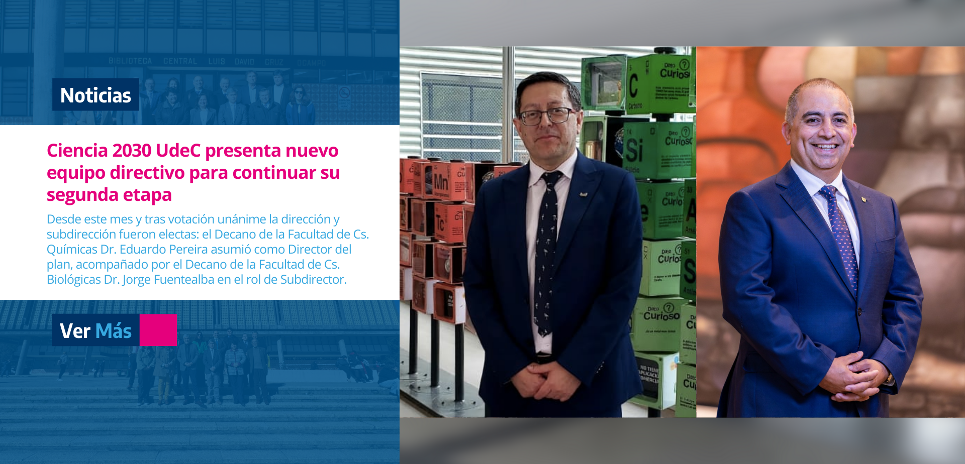Ciencia 2030 UdeC presenta nuevo equipo directivo para continuar su segunda etapa